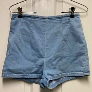 BDG highrise jean shorts